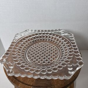 Thousand Eye Antique EAPG  8”GLASS Dish, Plate, or Tray 1887